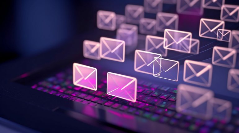 Female mailbox display awaiting e-mail message, Generative AI Печеливши стратегии за имейл маркетинг - ръководство