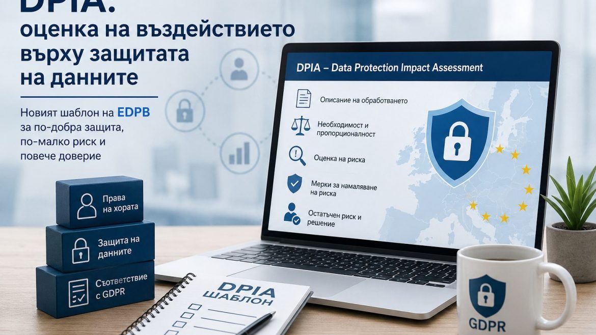 Новият DPIA шаблон на EDPB: какво означава за бизнеса и GDPR